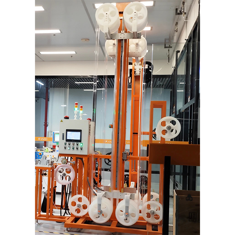What conveniences does the modular design of the discharging buffer machine bring in terms of installation, commissioning, subsequent upgrades and maintenance?
